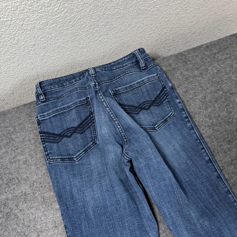 Idyllwind Miranda Lambert Womens Flare Jeans Blue Distressed Raw Hem 6W x 36L - Picture 8 of 13
